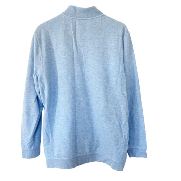 Walter Hagen Blue Quarter Zip Sweater Sz L - Picture 4 of 5